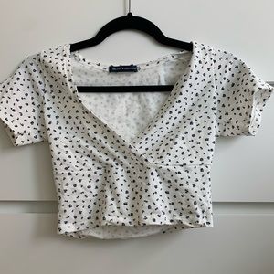 brandy melville floral top